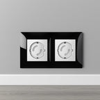 Child Safety EU Type F Socket Cover - Embedded Baby Proof Plug Protector for European Outlets, Non-Rotatable Dust Oil Resistant