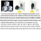 Child Safety EU Type F Socket Cover - Embedded Baby Proof Plug Protector for European Outlets, Non-Rotatable Dust Oil Resistant