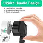 Child Safety EU Type F Socket Cover - Embedded Baby Proof Plug Protector for European Outlets, Non-Rotatable Dust Oil Resistant