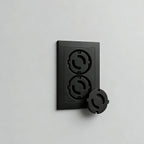 Child Safety EU Type F Socket Cover - Embedded Baby Proof Plug Protector for European Outlets, Non-Rotatable Dust Oil Resistant