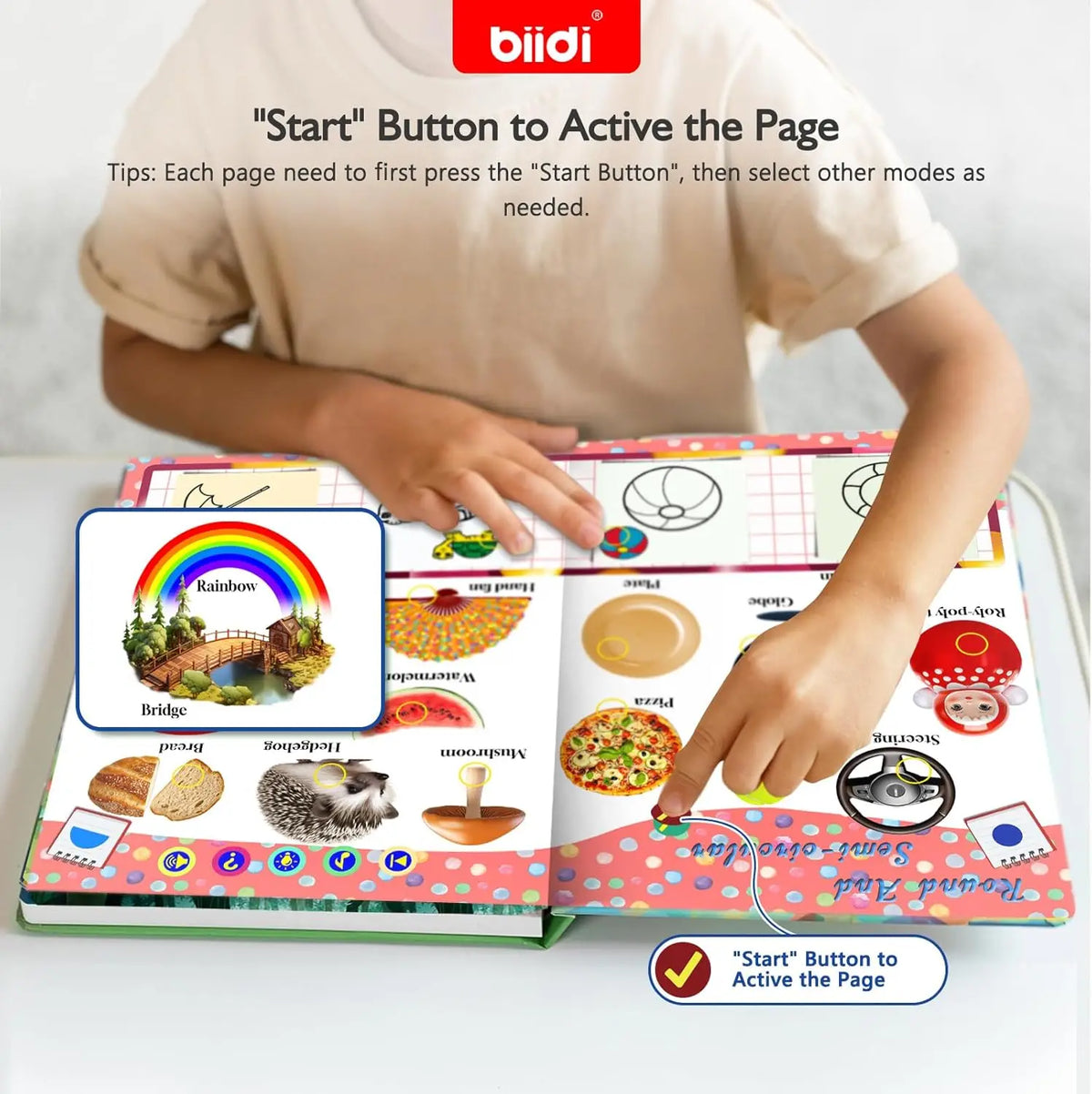 Colours&Shapes Early Educational Talking E-Book Montessori Interactive