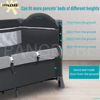 4-in-1 Foldable Baby Bedside Crib