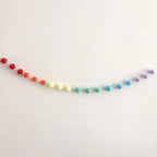 Felt Ball String Ornament Girls Room Decor Hair Ball Hanging Pendant For Nursery Decor Garland Pom Nordic Style Kids Decoration