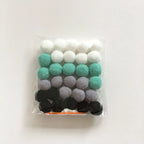 Felt Ball String Ornament Girls Room Decor Hair Ball Hanging Pendant For Nursery Decor Garland Pom Nordic Style Kids Decoration