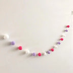 Felt Ball String Ornament Girls Room Decor Hair Ball Hanging Pendant For Nursery Decor Garland Pom Nordic Style Kids Decoration