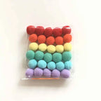 Felt Ball String Ornament Girls Room Decor Hair Ball Hanging Pendant For Nursery Decor Garland Pom Nordic Style Kids Decoration