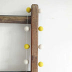 Felt Ball String Ornament Girls Room Decor Hair Ball Hanging Pendant For Nursery Decor Garland Pom Nordic Style Kids Decoration