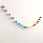 Felt Ball String Ornament Girls Room Decor Hair Ball Hanging Pendant For Nursery Decor Garland Pom Nordic Style Kids Decoration
