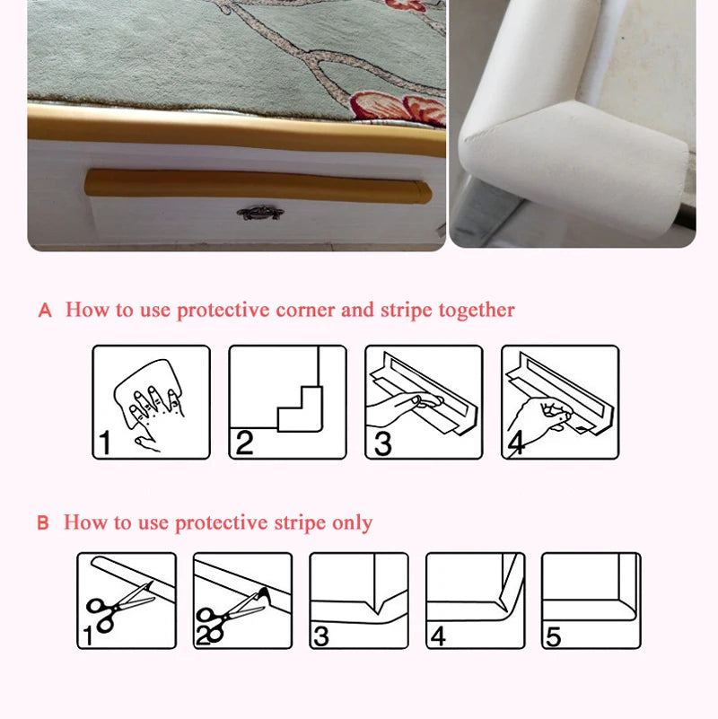 Baby Safety Corner Protector Children Protection Baby Proof Furniture Corners Edge Table Protection Cover for Kids Child Safey