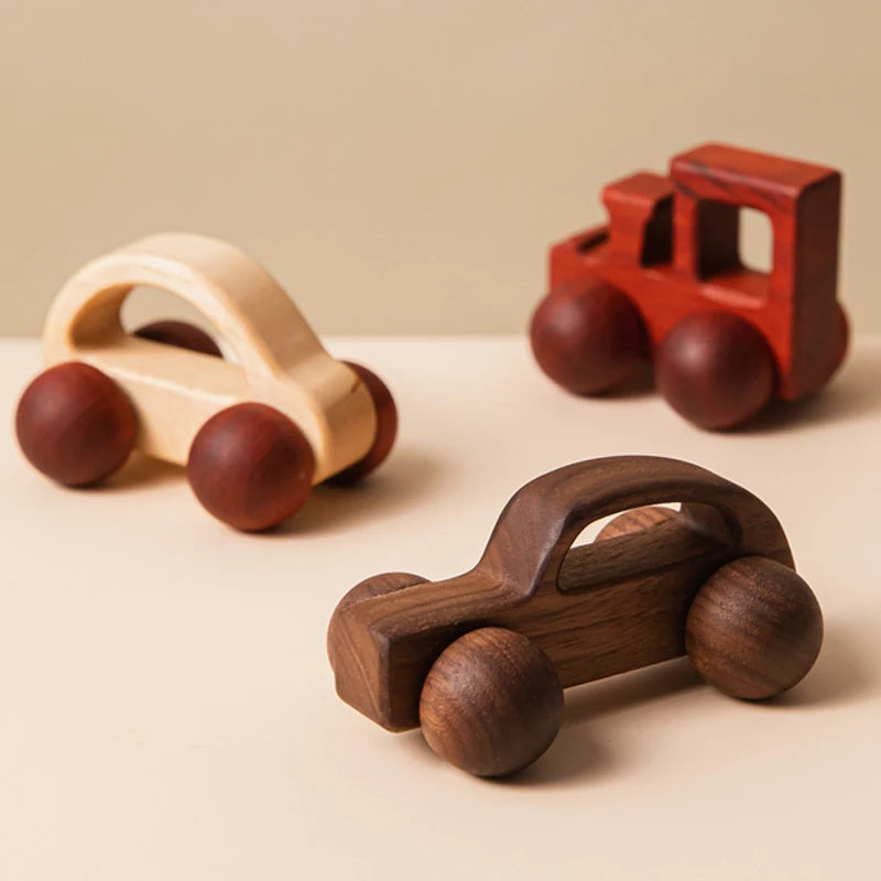 Wooden Beech Baby Car Toy