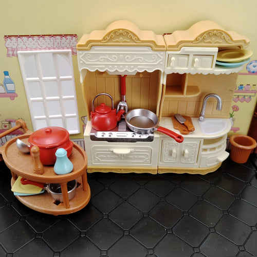 Miniature Items Dollhouse Furniture Accessories Living Room Bedroom Supermarket Shopping Games Family Interaction Doll Kids Toys