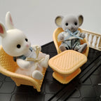 Miniature Items Dollhouse Furniture Accessories Living Room Bedroom Supermarket Shopping Games Family Interaction Doll Kids Toys