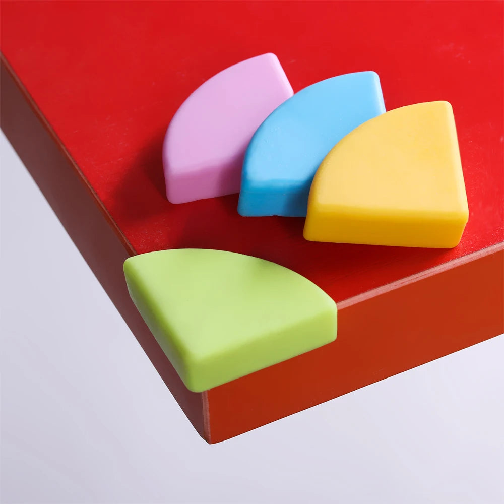 4Pcs Child Baby Safety Silicone Protector Table Corner Edge Protection Cover Children Anticollision Edge & Guards