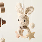 Wooden Rattles Toys Baby Crib Mobile Bed Bell Soft Felt Hot Balloon Newborn Music Bed Bell Hanging Toys Crib Bracket Baby Gifts
