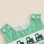 Baby Boy Embroidered Romper