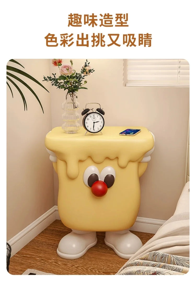 Modern Minimalist Cute  Bedside Cabinet Unique Design Night Table For Kids Mesitas De Noche Dormitorio Bedroom Furniture