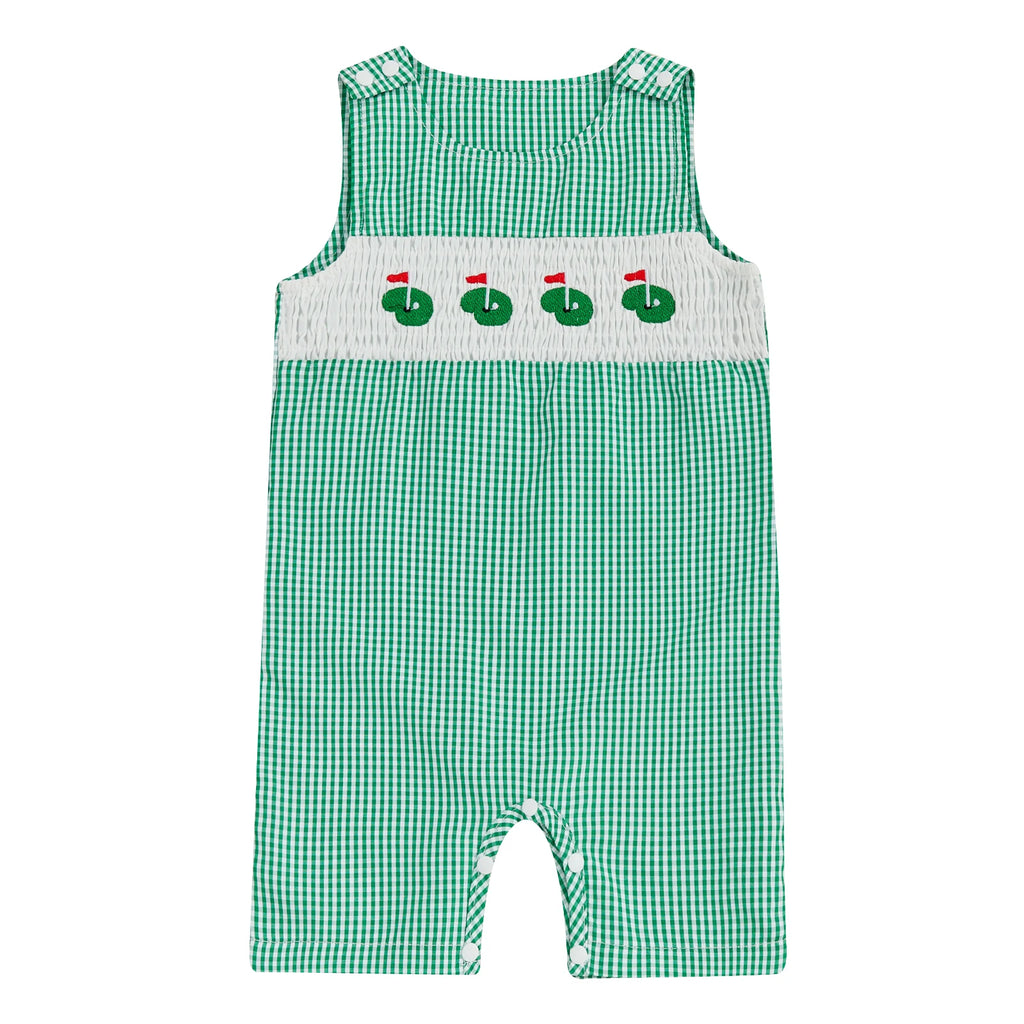 Baby Boy Embroidered Romper