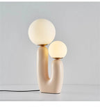 Nordic Children's Room Bedroom Bedside Lamp Creative Art Table Lamp Decoration Model Room Living Room Double Head Table Lamp