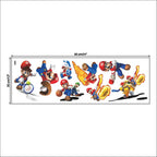 NEW Children favorite game wall decals super boys funny anime 3d vinyl stickers kids room nursery decoration cartoon poster