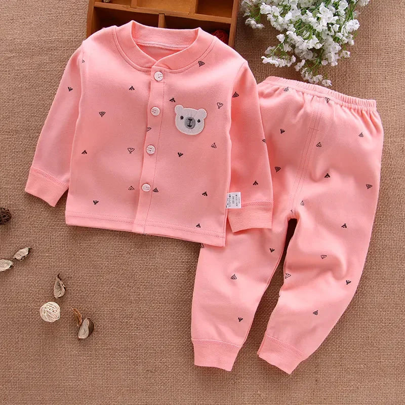 Cotton Newborn Top & Pants Set