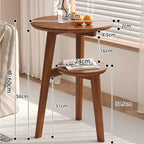Modern Bedside Cabinets Coffee Table   Solid Wood Side Table Movable Living Room Small Coffee Table Home Furniture New