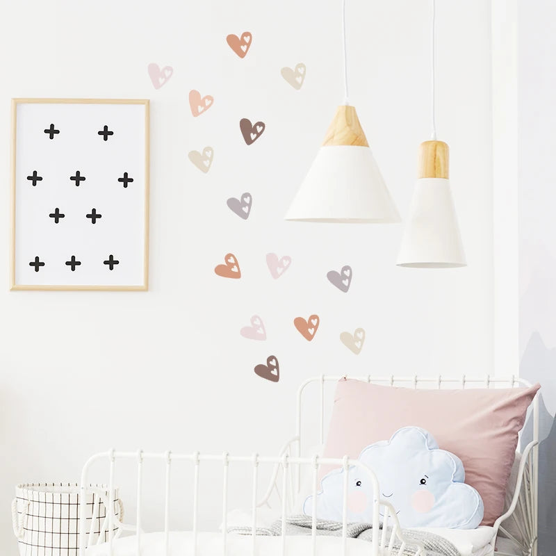 Heart Wall Decals for Nursery