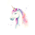 Cartoon Cute Unicorn Nursery Girl Room Pastel Rainbow Art Poster Canvas Painting Wall Prints Picture Children Room Home Decor