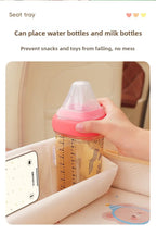 Baby Car Waterproof Storage Dining Table, Cartoon Kids Car Safety Seat Tray, Universal Small Table Board for Strollers