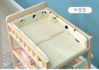 Diaper Changing Tables Solid Wood Baby Care Table Massage Bath Integrated Multifunctional Baby Bed Changing Table