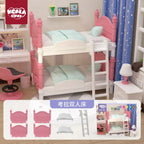 Miniature Items Dollhouse Furniture Accessories Living Room Bedroom Supermarket Shopping Games Family Interaction Doll Kids Toys