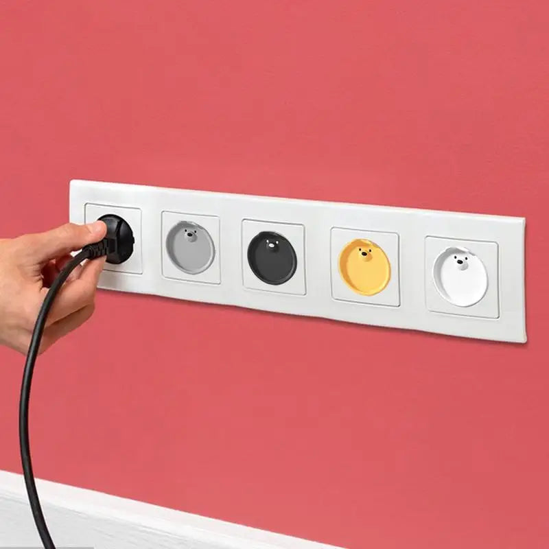 Outlet Covers Baby Proofing Child Proof Plug Protectors Socket Protector Cover Shock Prevention Silicone Outlet Protectors Baby