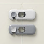 Child Safety Lock 2 Pack, No Tools Installation, Universal for Cabinets Drawers Fridge, Anti-Pinch Baby Proofing