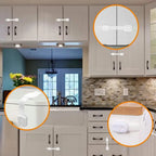 Baby Safety Cabinet Locks Adhesive Child Proofing Latches To Baby Proof Cupboard Drawers Fridge Adjustable Kids Proofing Straps