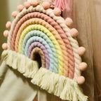 Ins Style Nordic Style Rainbow Home Children's Room Decoration Pendant Woven Rainbow Hanging Wall Hanging Pendant