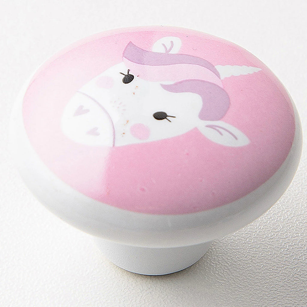 Cartoon Design Ceramic Drawer Knobs Nursery Room Cabinet Dresser Drawer Knobs Suitable for Closet Drawer Door