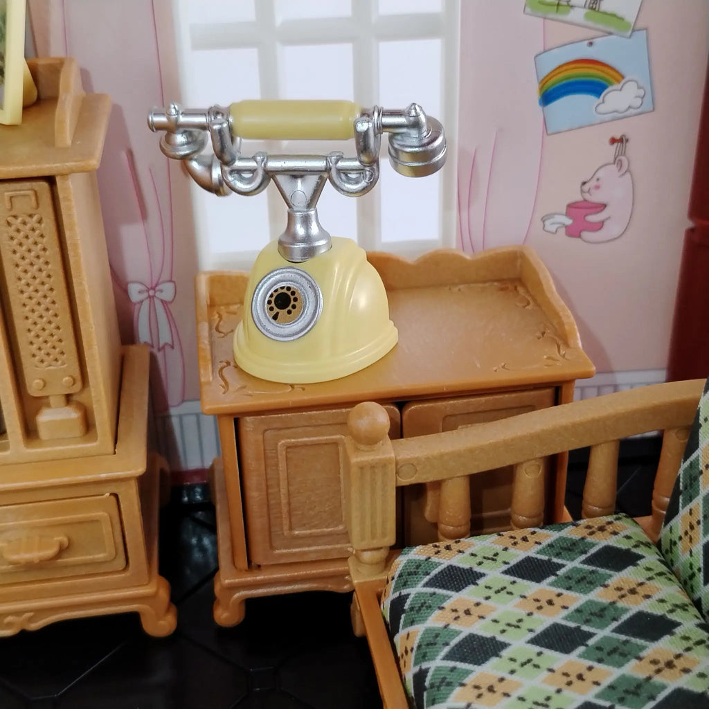 Miniature Items Dollhouse Furniture Accessories Living Room Bedroom Supermarket Shopping Games Family Interaction Doll Kids Toys