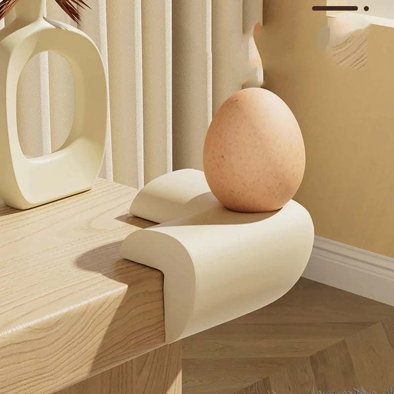 4pcs Soft Baby Proofing Corner Guards - Pre-Taped Table Corner Protector for Child Safety Furniture Bumper & Sharp Edge