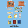 Miniature Items Dollhouse Furniture Accessories Living Room Bedroom Supermarket Shopping Games Family Interaction Doll Kids Toys