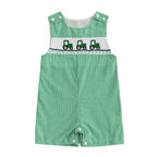 Baby Boy Embroidered Romper