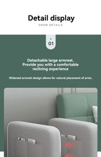 Stable Small Unit Sofa Bed, Foldable Dual-purpose Double Bed, Home Office Nap, Three Person Sofa, Leisure Fabric, Lazy Sofa