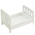 Newborn Infant Photography Props Retro Wood Bed Baby Poses Growth Memorial Detachable Background Sofa For Boys Shooting Props