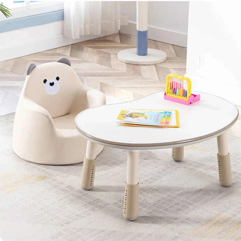 Children's Mini Cartoon Sofa Baby Cute Rabbit Bear Seat Removable Washable Boy Girl 1-6 Years Small Confortable Sofa for Reading
