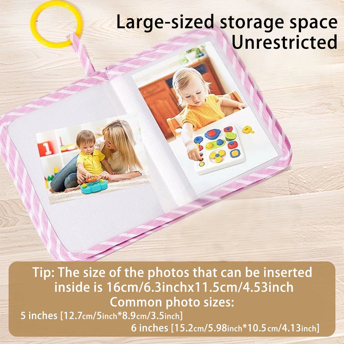 Quiet Cloth Baby Photo Album Book