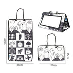 High-Contrast Baby Cloth Book & Mirror