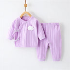 Infant Baby Girls Boys Sets Cotton Newborn Long Sleeve Clothes Pants 2Pcs Set Spring Autumn Clothing For Baby Costume 3-6Month