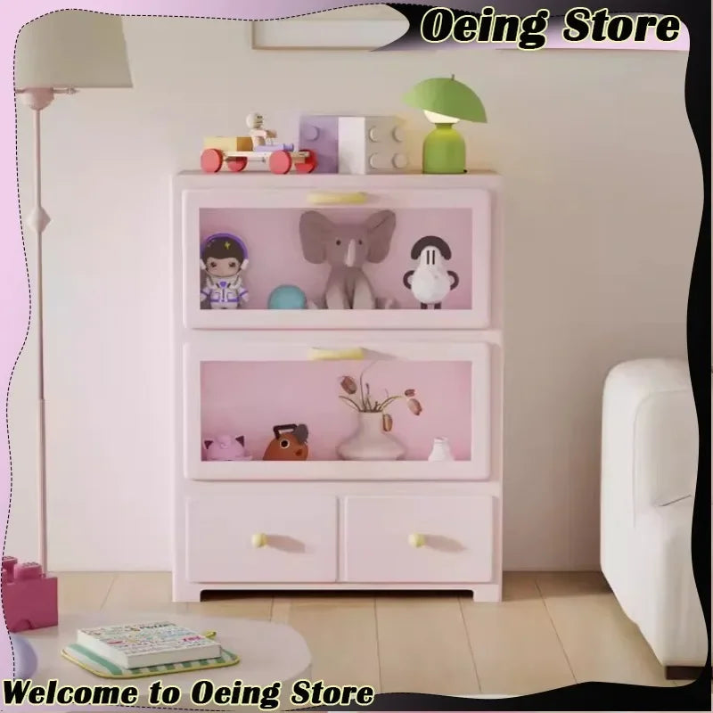 Nordic Kid Living Room Cabinets Office Standing Organize Toys Cabinet House Shelves Meuble De Rangements Home Accessories