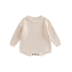 Baby Rompers Cotton Knit Clothes Newborn Infants Solid Color Playsuits Boys and Girls Sweater Jumpsuits Babies Clothing