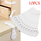 1/5/10pcs Child Safety Cabinet Lock Baby Proof Security Protector Drawer Door Cabinet Lock Plastic Protection Kids Safety Door