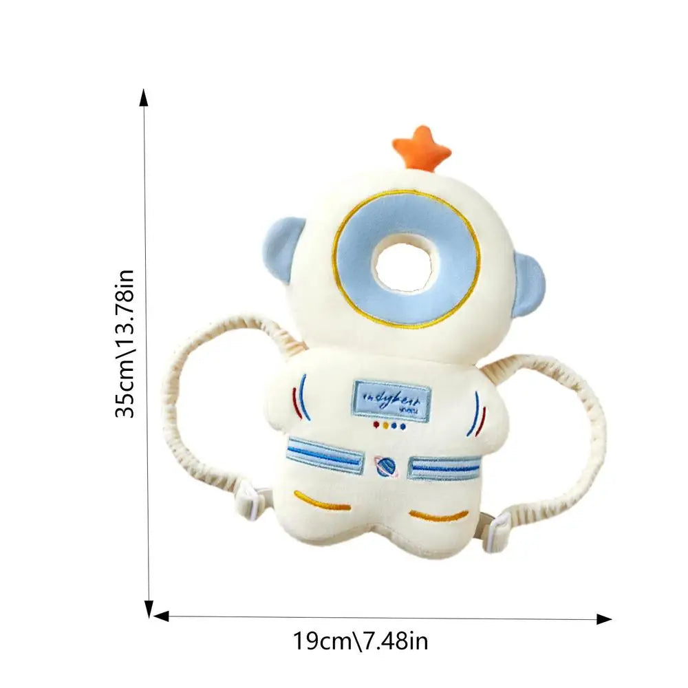 Baby Head Protector Safety Pad Cushion Cartoon Anti Fall Back Pillow Headrest Infant Toddler Baby Protection Backpack
