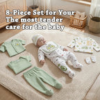 8-Piece Newborn Baby Essentials Set
